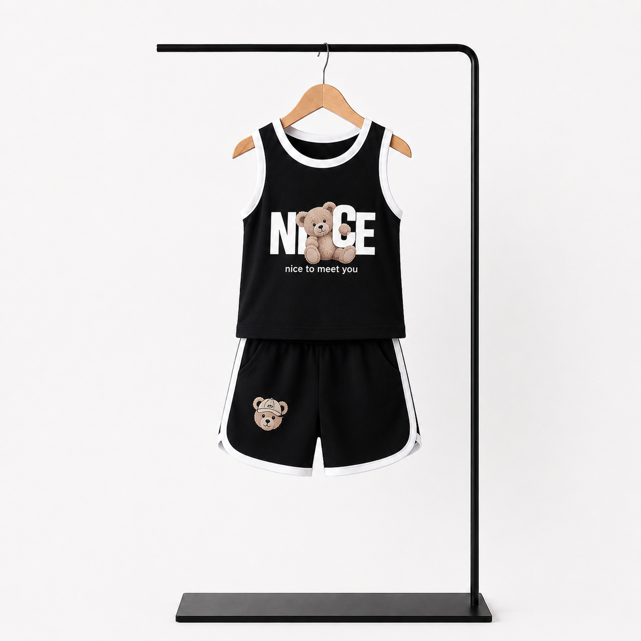 تاپ شلوارک پنبه پسرانه nice