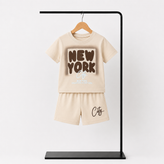 تیشرت شلوارک پنبه New York