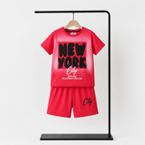 تیشرت شلوارک پنبه New York