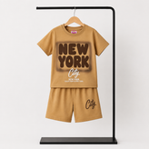 تیشرت شلوارک پنبه New York