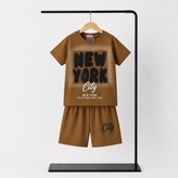 تیشرت شلوارک پنبه New York